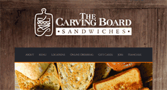 Desktop Screenshot of eattheboard.com